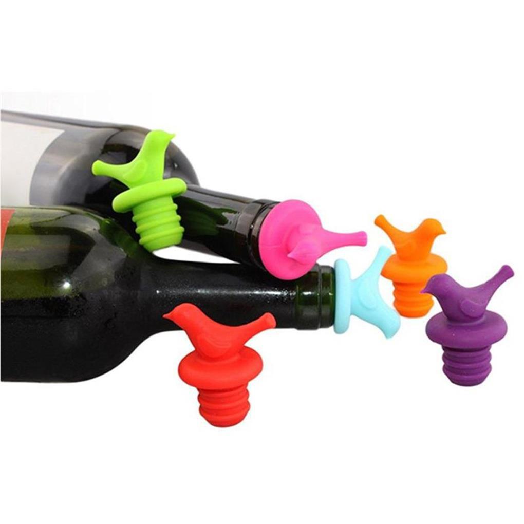 Set 8 Nắp Đậy Chai Rượu / Gia Vị Tiện Dụng Cho Khách Sạn