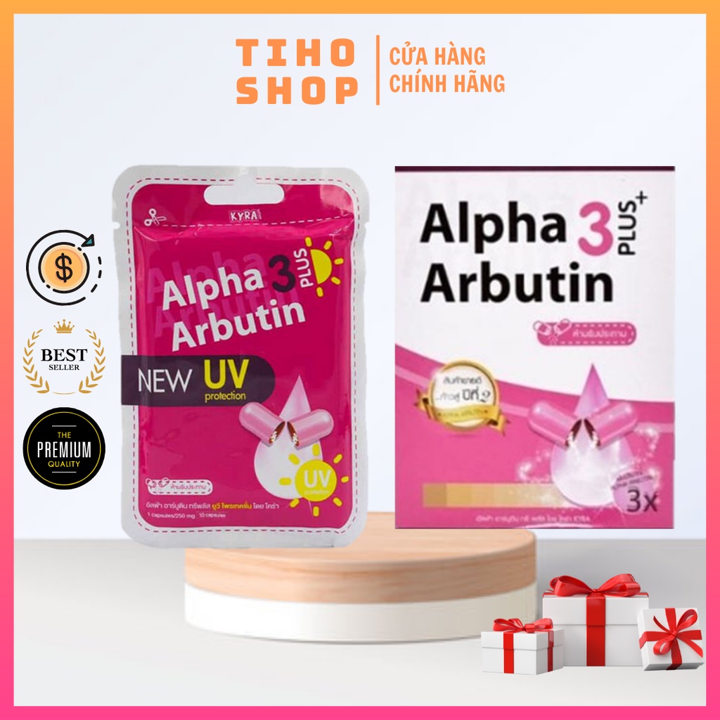 Viên Bột Kích Trắng Da ALPHA ARBUTIN 3 Plus ( Chính Hãng )