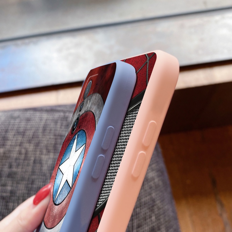 Ốp điện thoại silicon in hình Marvel cho Xiaomi Mi 11T Pro 11x Pro Redmi 10 Redmi 10 Prime