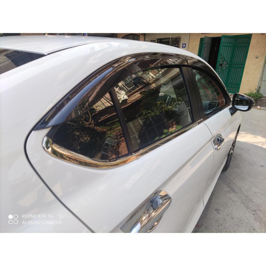 City, Nẹp Chân Kính inox Honda City 2021 bộ 6 Chi tiết