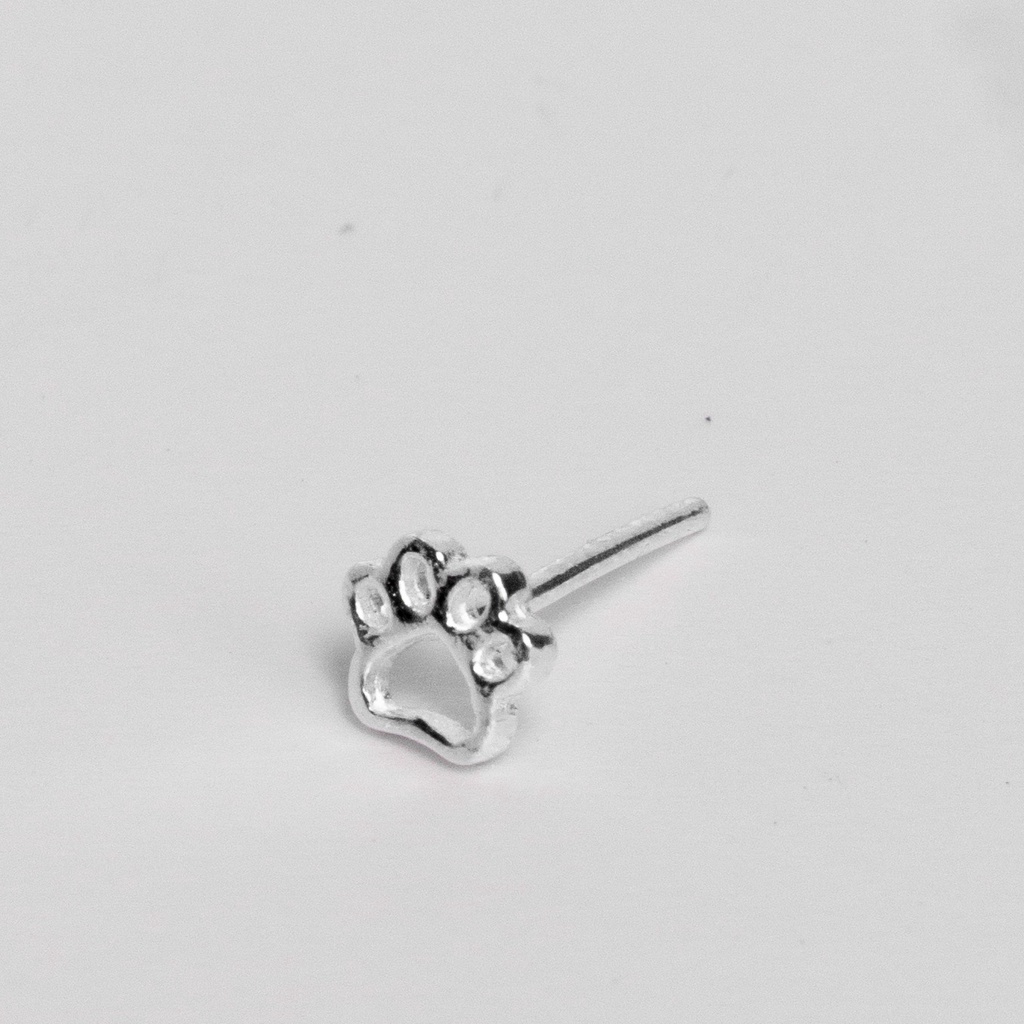 Bông Tai Nữ Bạc 925 BLING IT Họa Tiết Chân Cún Dễ Thương - BIBT504 (1 chiếc)