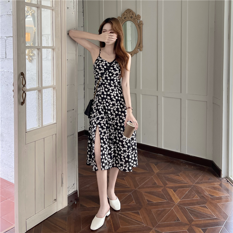 đầm ulzzang Hoa Hai Dây Thời Trang Nữ Tính | BigBuy360 - bigbuy360.vn