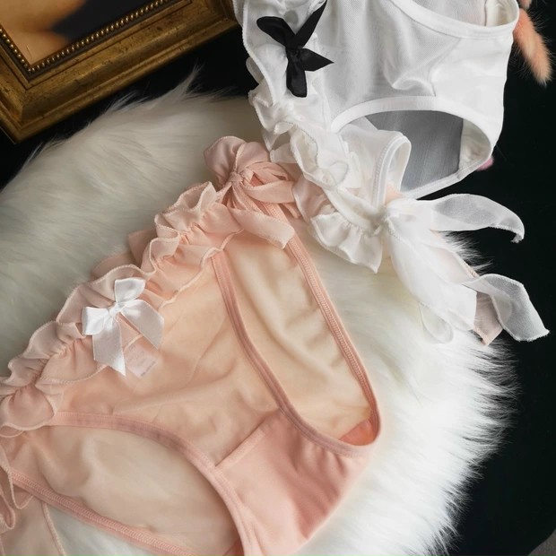 Quần Lót Nữ Tiểu Thư Buộc Nơ Sexy -  Quyến Rủ - Gợi Cảm Min Underwear 57250 (Không Nơ Đùi ) - Freesize 45 - 60kg | BigBuy360 - bigbuy360.vn