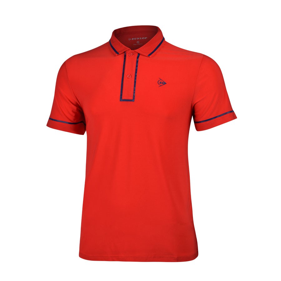Áo Tennis nam Dunlop - DATES9099-1C-RD  Hàng chính hãng Thương hiệu từ Anh Quốc
