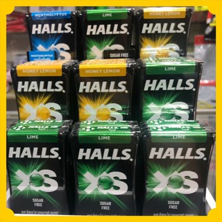 Kẹo Ngậm 🍁SIÊU RẺ🍁 Kẹo Ngậm Không Đường HALLS XS 15g Hương Chanh Mật Ong, Hương Chanh, Hương Bạc Hà