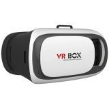 Kính thực tế ảo VR Box phiên bản 2 (Trắng) và tay cầm chơi game tặng 1 giá đỡ điện thoại hình con heo