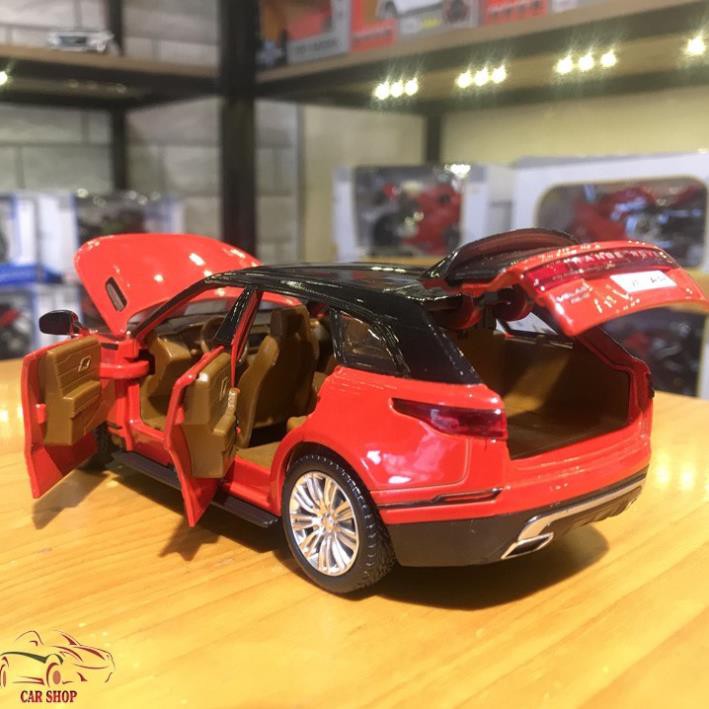 Mô hình xe ô tô Land Rover Range Rover Velar tỉ lệ 1:32 màu đỏ