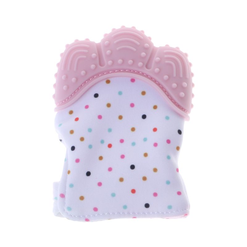 Găng Tay Ngậm Mọc Răng Bằng Silicone Không Bpa Có Thể Điều Chỉnh Cho Bé