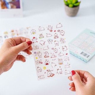 Sticker bé mầm cây set 6 tấm