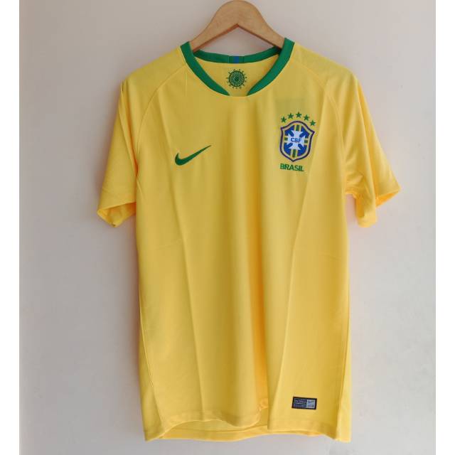 Áo Thun Bóng Đá Đội Tuyển Brazil World Cup 2018