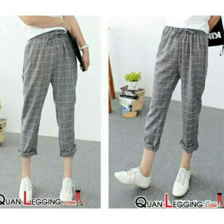 Quần Baggy Sọc Caro Hàng Nhập Cao Cấp