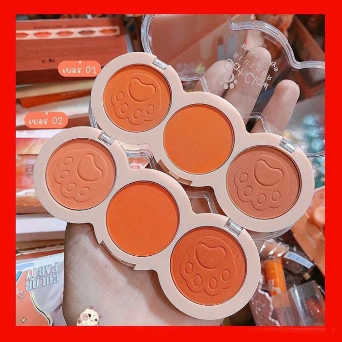 Phấn má 3 ô Cat Claw của kissbeauty F124