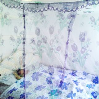 Bộ mùng ngủ in hoa cao cấp, sang trọng, đẹp mắt