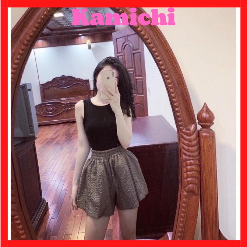 Quần Short Nữ Dập nổi 3D xốp phồng hàng đẹp xinh xắn m866,Quần đùi xốp KAMICHI siêu hot cá tính thoáng mát