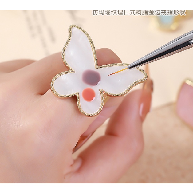 Nhẫn Đeo dùng pha màu nail