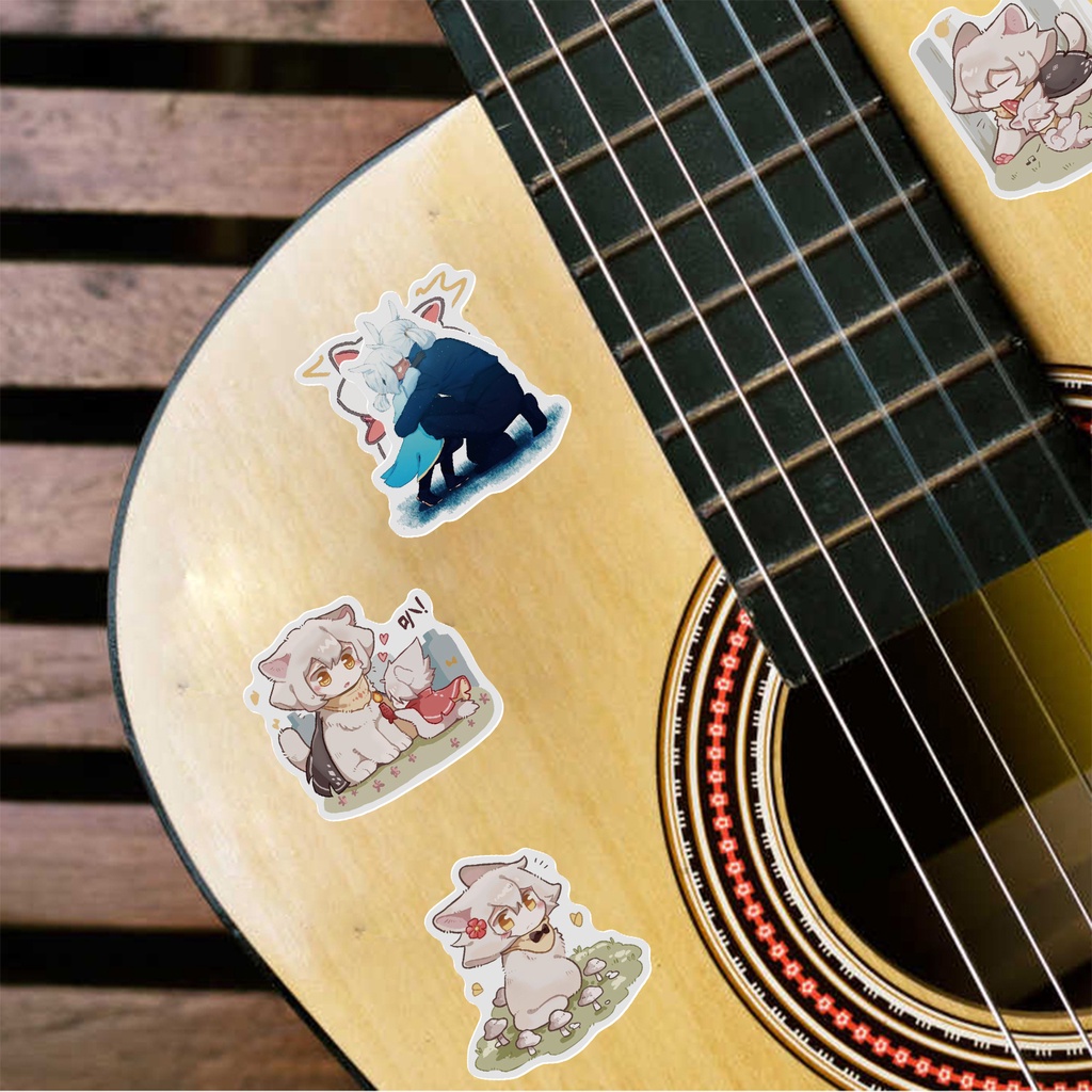 Set 50 miếng dán chống thấm nước hình Game Sky: Kids of Light trang trí hành lý/xe đạp