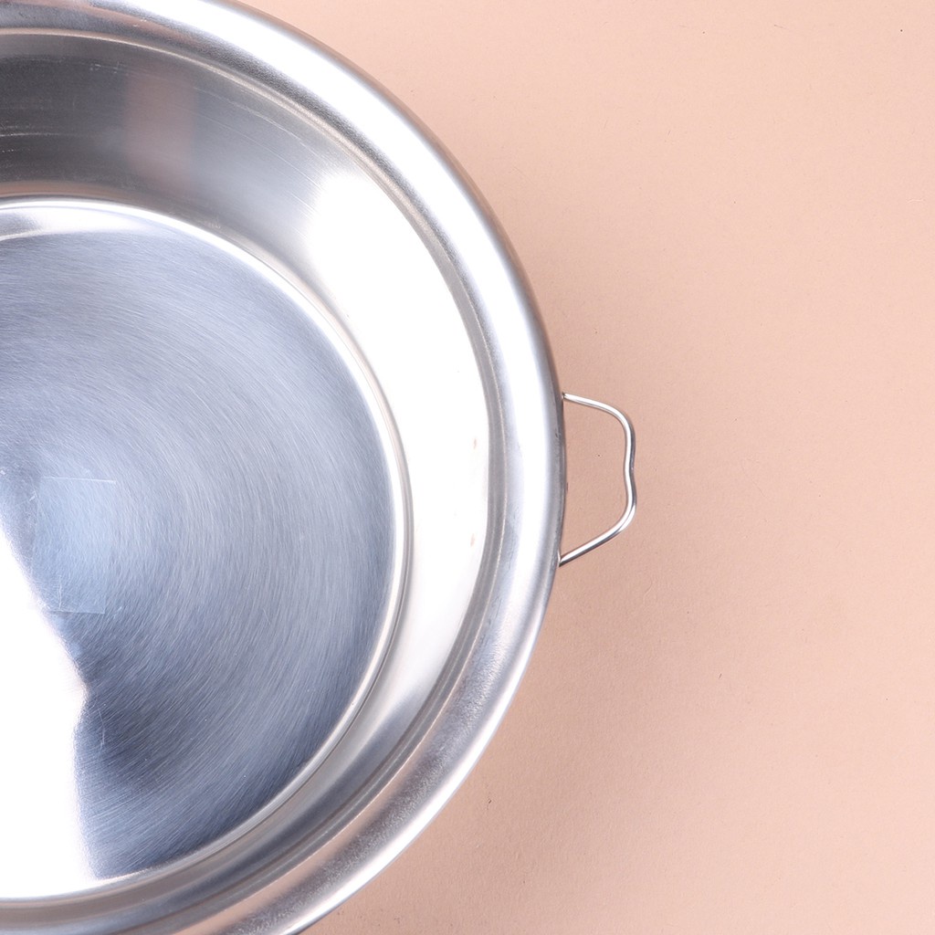 Khay tròn đựng hấp thức ăn hoặc làm bánh inox cao cấp - (18-26cm)