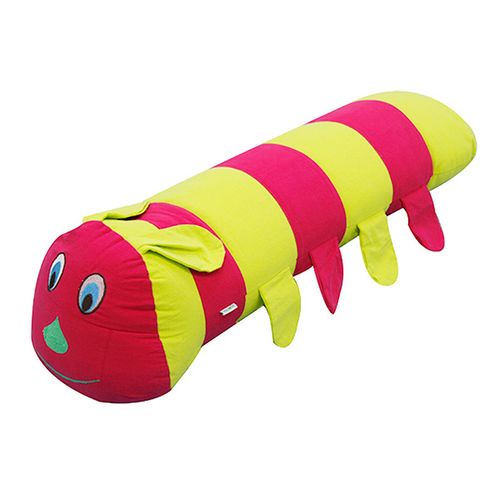 Gối ôm cho bé, gối ôm hình con sâu kích thước 75x25cm Hometex