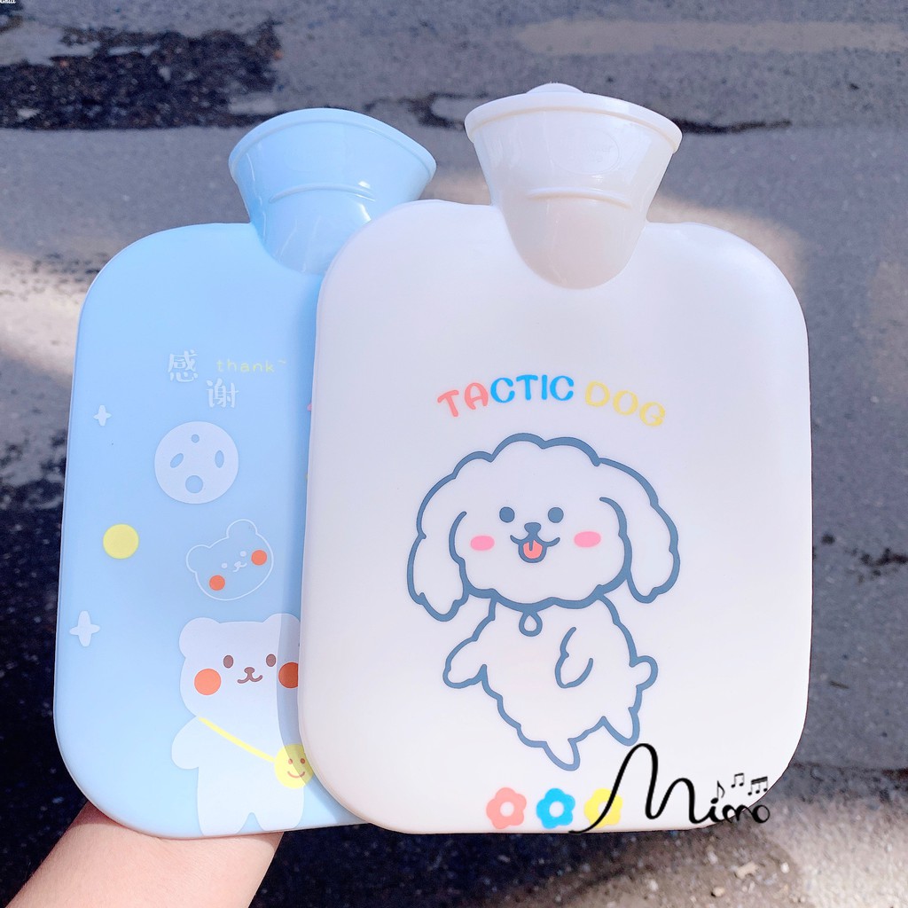 [900ML] Túi sưởi chườm nóng lạnh chất liệu silicon cao cấp kích thước lớn nhiều mẫu cực xinh