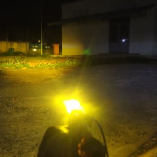 Đèn pha led chân h4 cos vàng pha trắng vàng