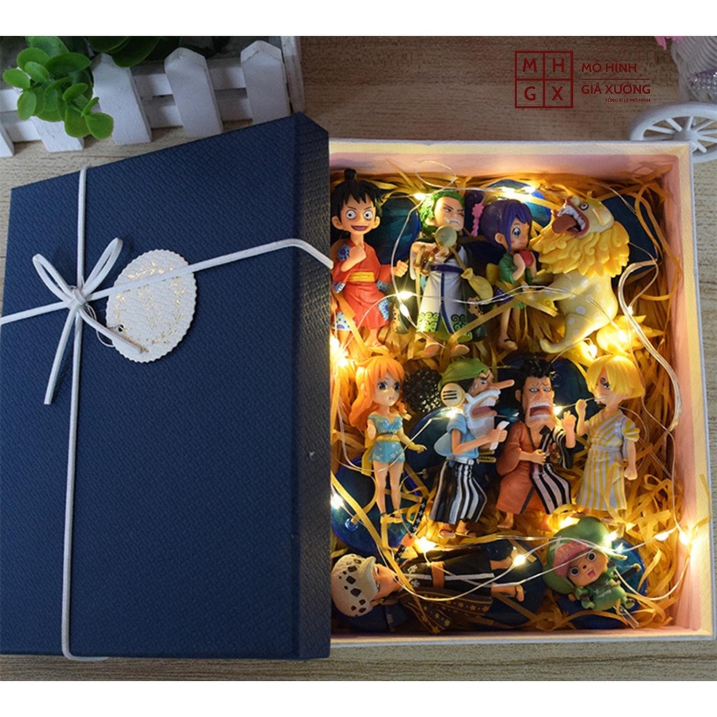 Mô hình One Piece Luffy Zoro Sanji Nami Choper Usopp Law Kin'emon Sư Tử vàng Otama ở wano quốc figure mô hình anime