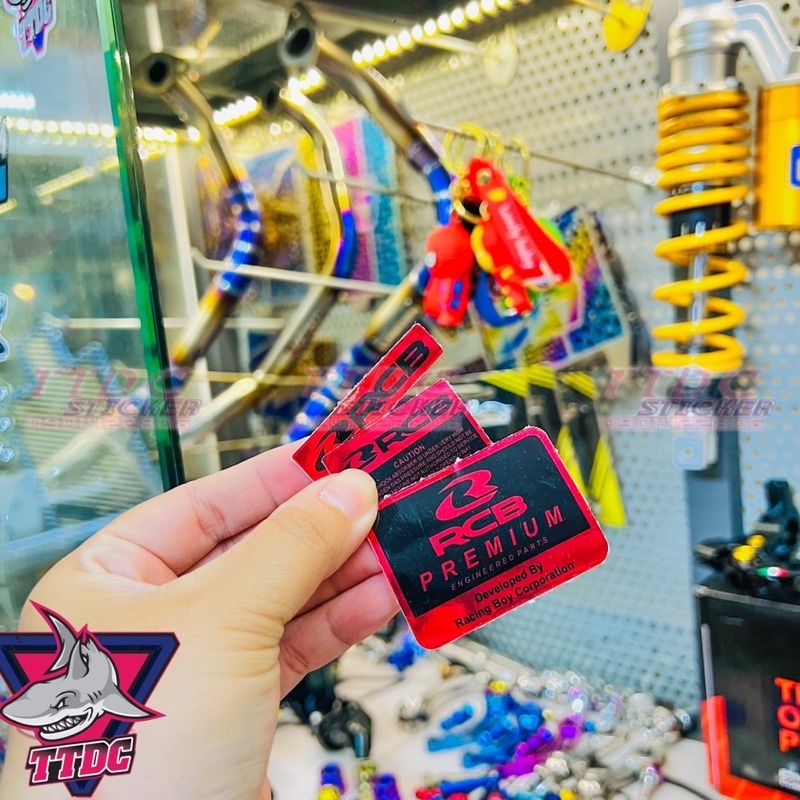 Tem Decal Sticker Logo Crom Dán phuộc RCB ✌🇻🇳