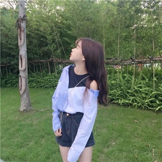 Áo Sơmi Lệch Vai