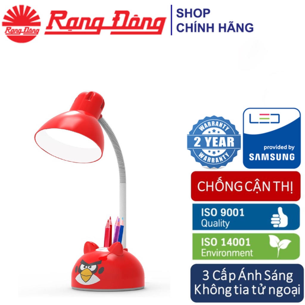 Đèn học chống cận (đèn bàn) LED Rạng Đông 5W RD-RL-27.V2 màu ngẫu nhiên