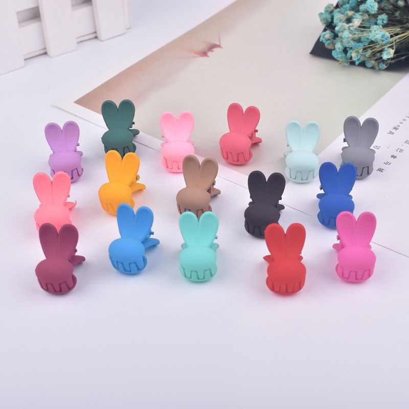 Kẹp tóc càng cua mini Yolody kẹp càng cua nhám loại 1 nhiều màu cho bé gái