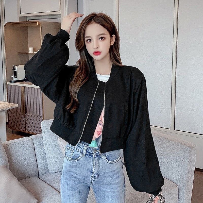 Áo khoác Bomber CROPTOP cho các nàng yêu đây ạ