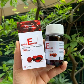 LỌ THỦY TINH - Vitamin E Đỏ Nga 400mg