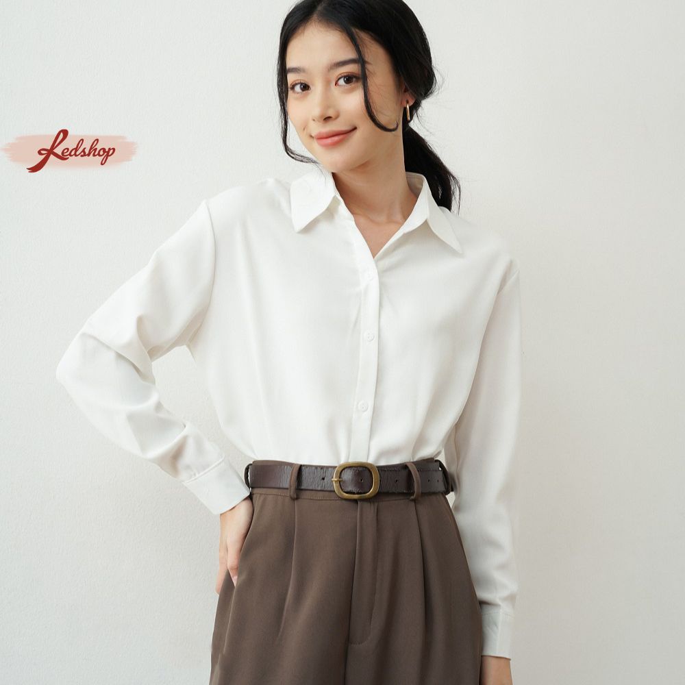 Áo sơ mi nữ dài tay phong cách Hàn Quốc Red Shop 27914