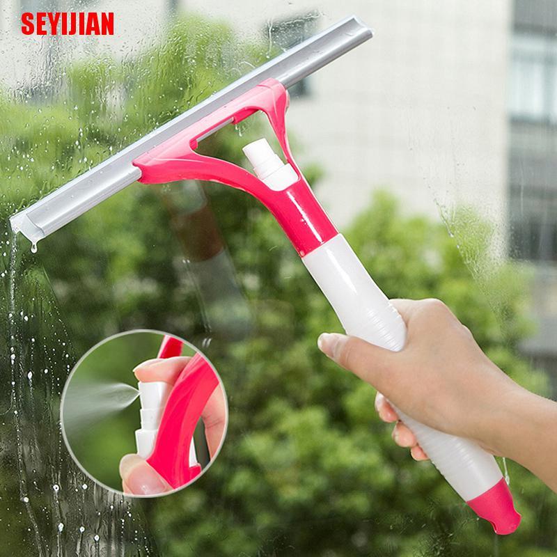Cây Lau Kính Xe Hơi Có Vòi Xịt Tiện Dụng