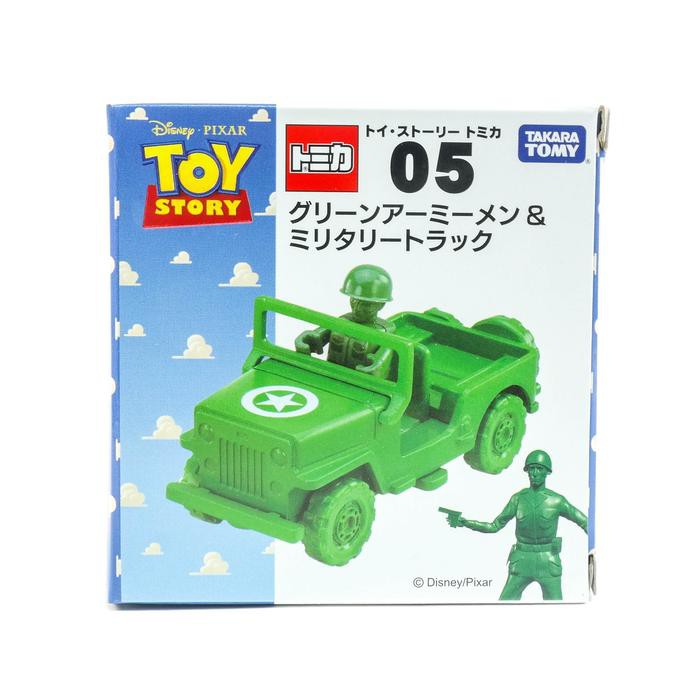 [Mã BMBAU50 giảm 7% đơn 99K] Xe mô hình đồ chơi TOMICA Toy Story Green Army Men &amp; Military Motor (1:64) TAKARA TOMY