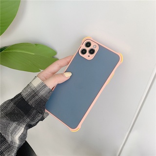 Ốp lưng iphone nhám chống sốc góc 5/5s/6/6plus/6s/6splus/7/7plus/8/8plus/x/xr/xs/11/12/pro/max/plus/promax- Awifi S1-1