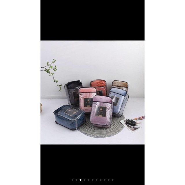 Chăn lông thỏ blanket xuất khẩu( chăn dày hơn 2kg)