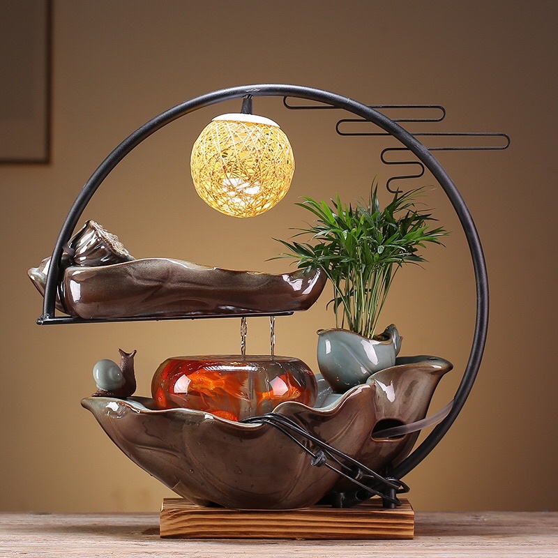 [ Hàng có sẵn] Thác Nước Trầm Hương- Đài Thưởng Trầm Cao Cấp
