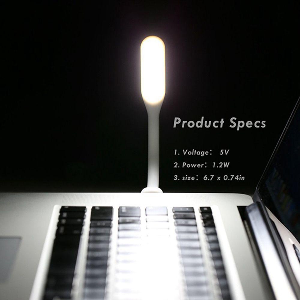 BEBETTERM Bộ 2 Đèn LED USB Bằng Silicagel Chuyên Dụng Cho Laptop / Máy