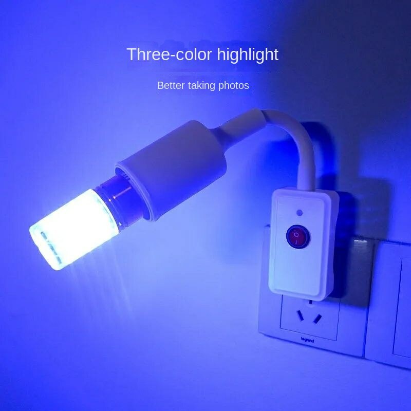 Đèn Ngủ Bóng LED Nhiều Màu Sắc Có Điều Khiển Từ Xa Dùng Trang Trí Phòng Ngủ Chụp Ảnh