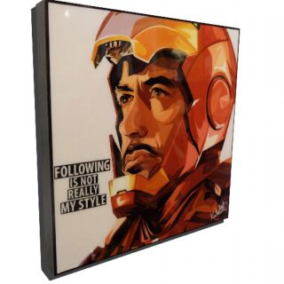 Tranh treo tường phim MARVEL Iron Man, kèm khung gỗ, Tranh Canvas decor phòng ngủ, phòng làm việc