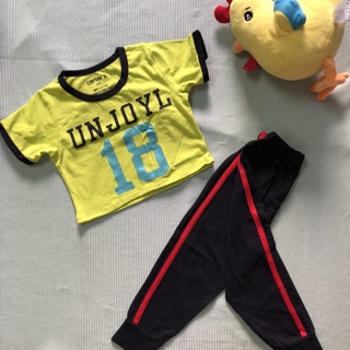 Bộ croptop thể thao cho bé gái