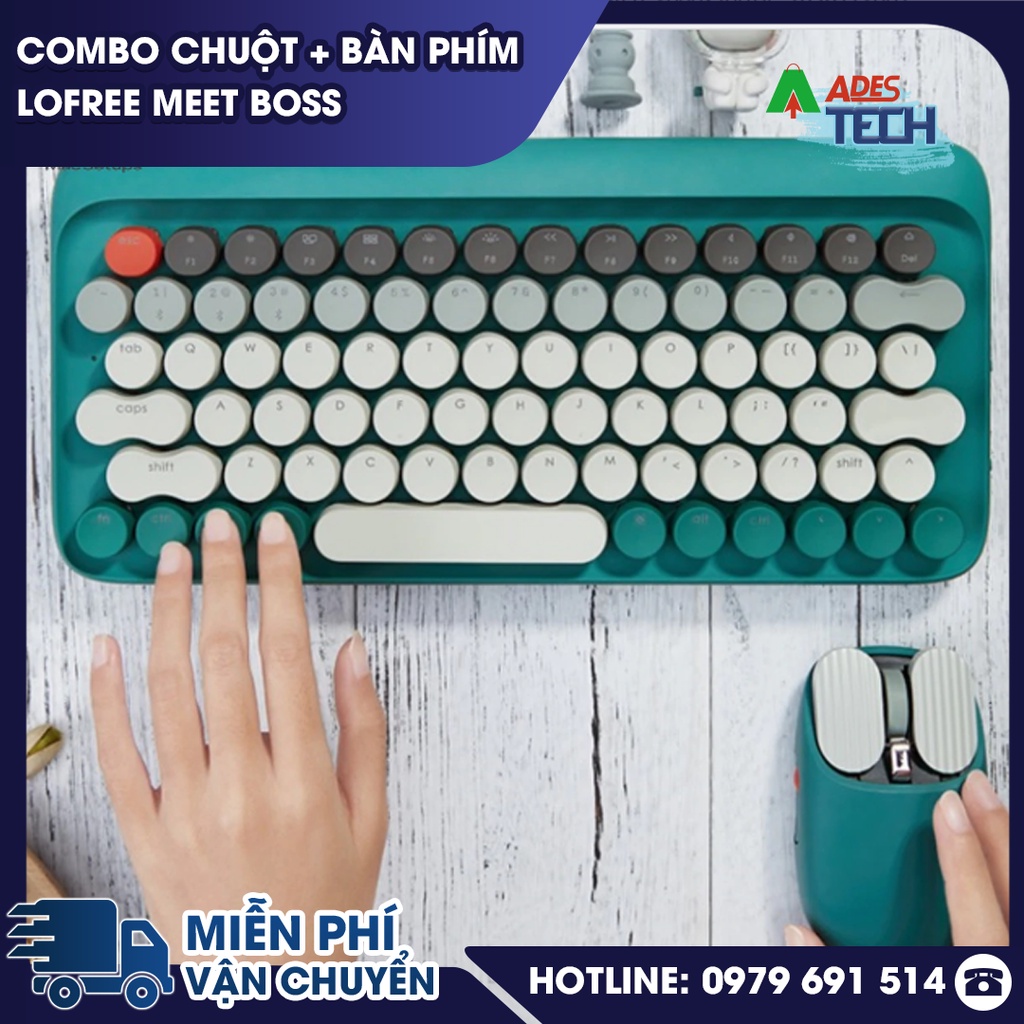 Combo Chuột + Bàn phím Lofree Meet Boss