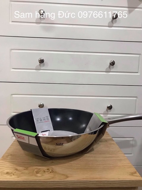 HÀNG ĐỨC🇩🇪CHẢO SÂU LÒNG SILIT WUHAN 28cm CHÍNH HÃNG TỪ ĐỨC- CHỐNG DÍNH CAO CẤP AN TOÀN CHO SỨC KHOẺ
