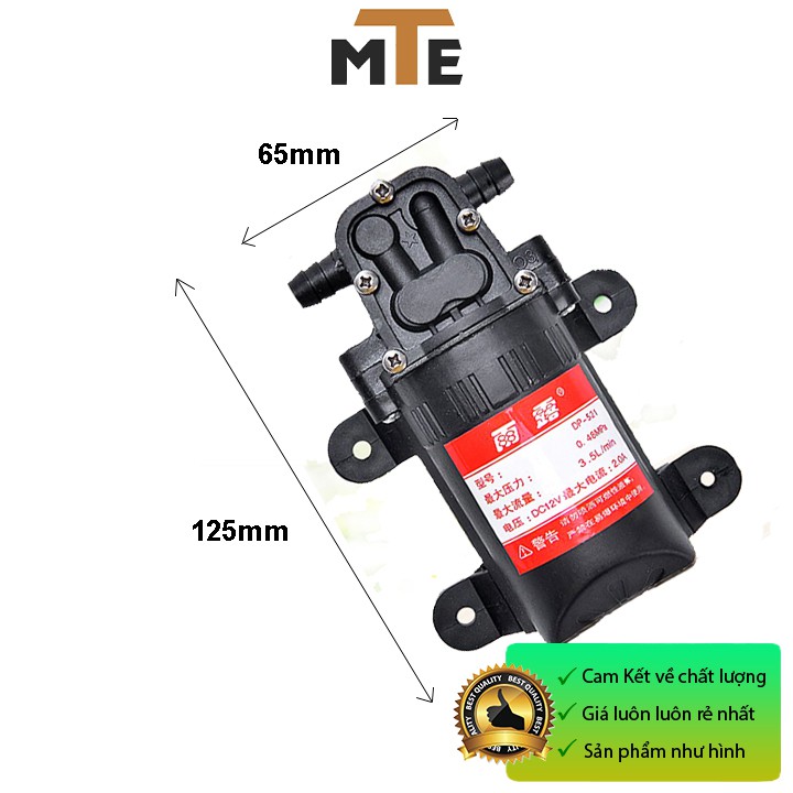 Máy Bơm Nước Mini 12V - Bơm Tăng Áp Mini 12V DP-521