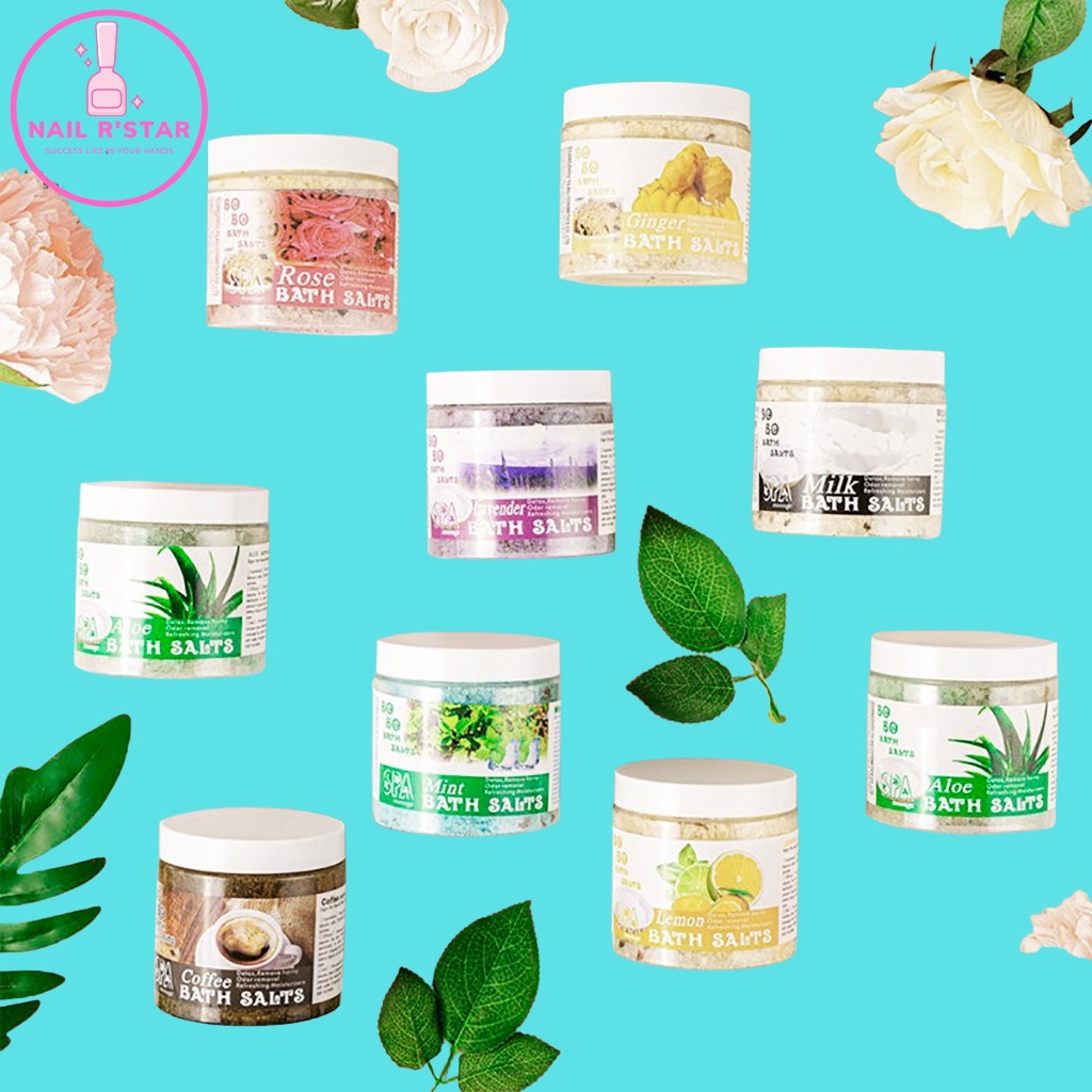 Muối ngâm chân spa BoBo chính hãng - Muối massage chà gót chân, loại bỏ tế bào chết giúp da mềm mịn  RSTAR