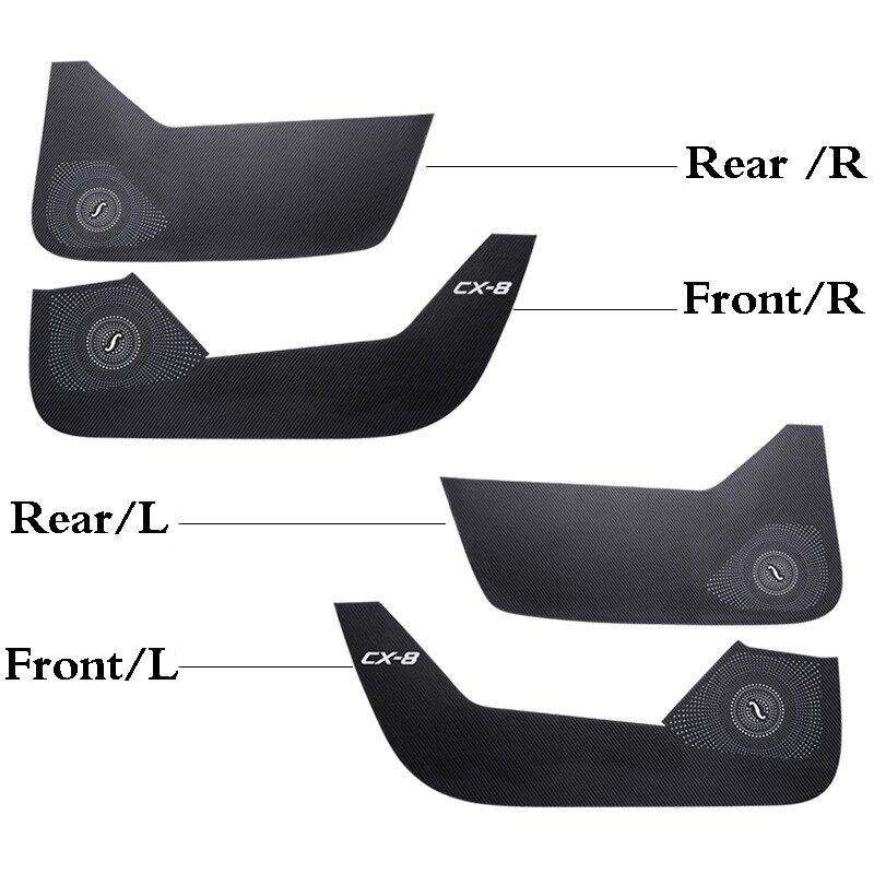 Miếng Dán Chống Va Chạm Cho Cửa Xe Hơi Mazda CX-8 ZERUI 2017-2020