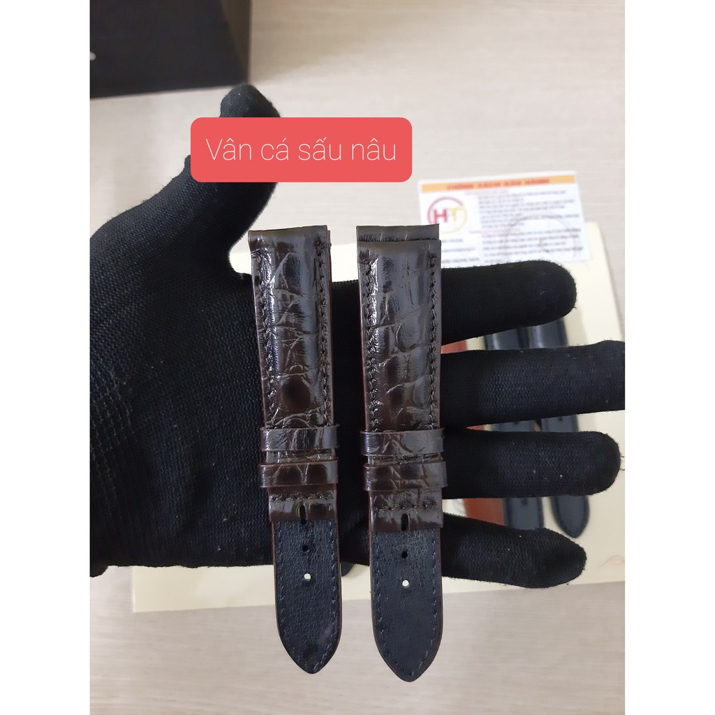 Dây Da Đồng Hồ Da Bò Thật 100% Đặt Xưởng Làm