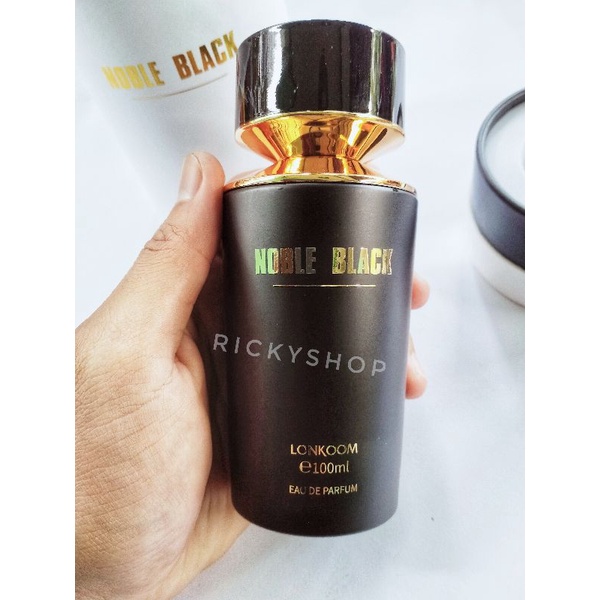 Nước Hoa Nam Nữ Unisex NOBLE BLACK LONKOOM 100ML Sang Trọng Thơm Dai Mùi hương Phấn Thơm