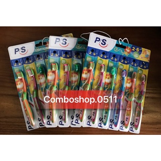 Bàn chải đánh răng PS trẻ em (6 chiếc/vỉ)