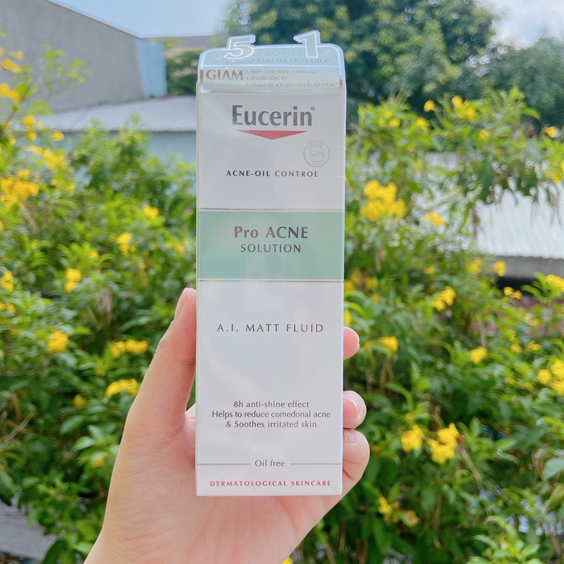 Eucerin Kem Dưỡng Giảm Mụn ProAcne A.I Matt Fluid 50ml | BigBuy360 - bigbuy360.vn